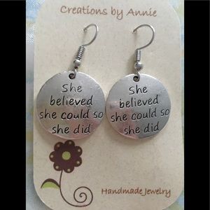Message Earrings $7.00 or two for $12.00